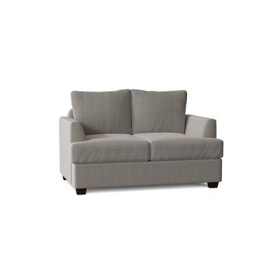 63x22 Pillow Top Arm Loveseat Birch Lane Body Fabric: Hanover Concrete