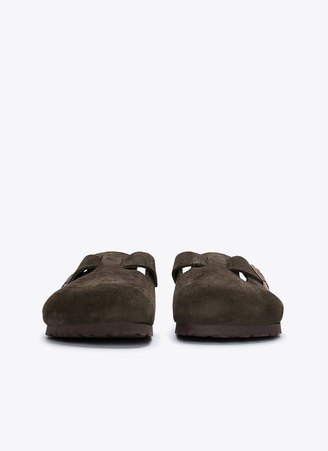 Birkenstock Man Dark Brown Mules Textile fibers