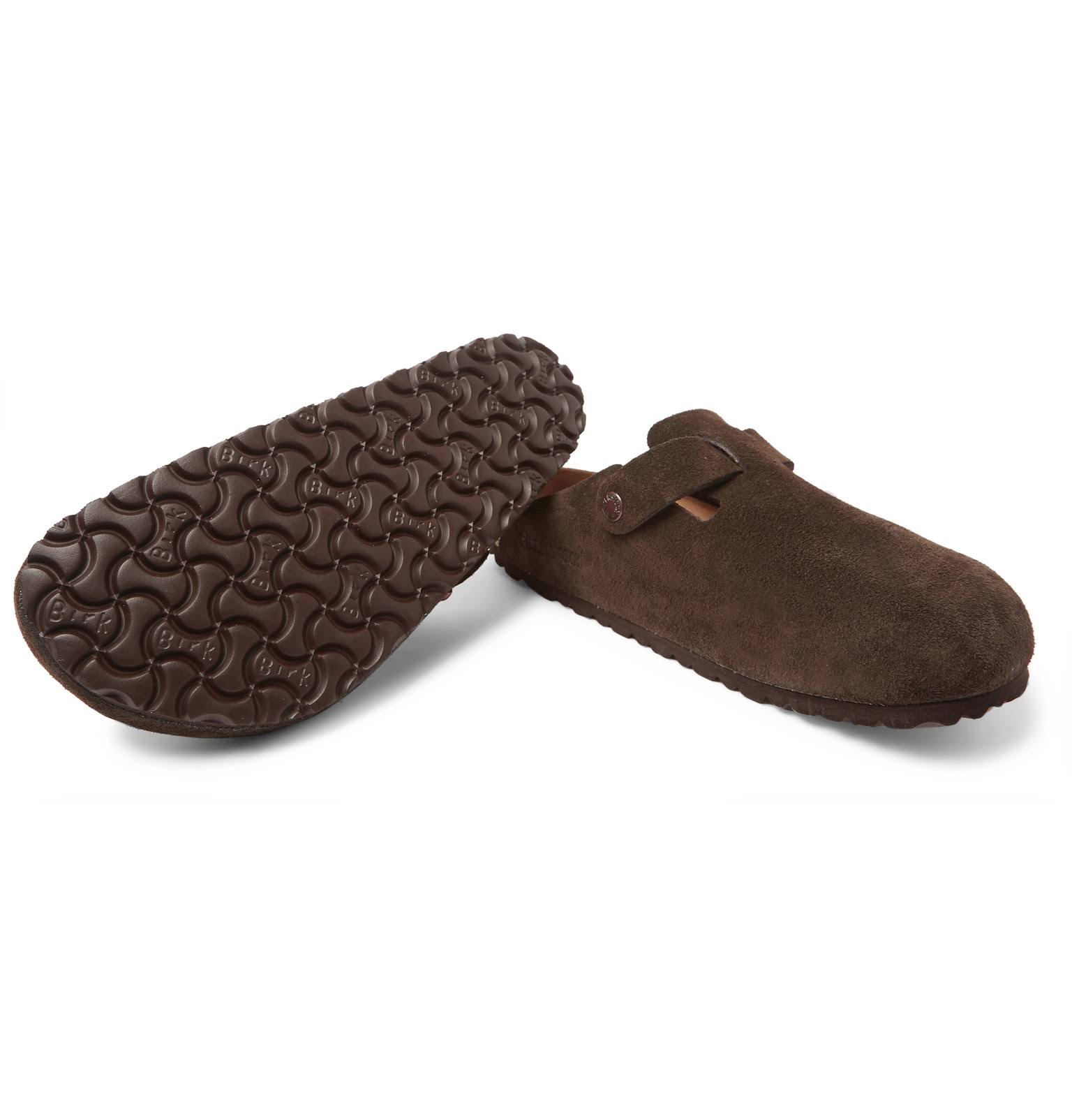 Birkenstock Boston Mocha Suede