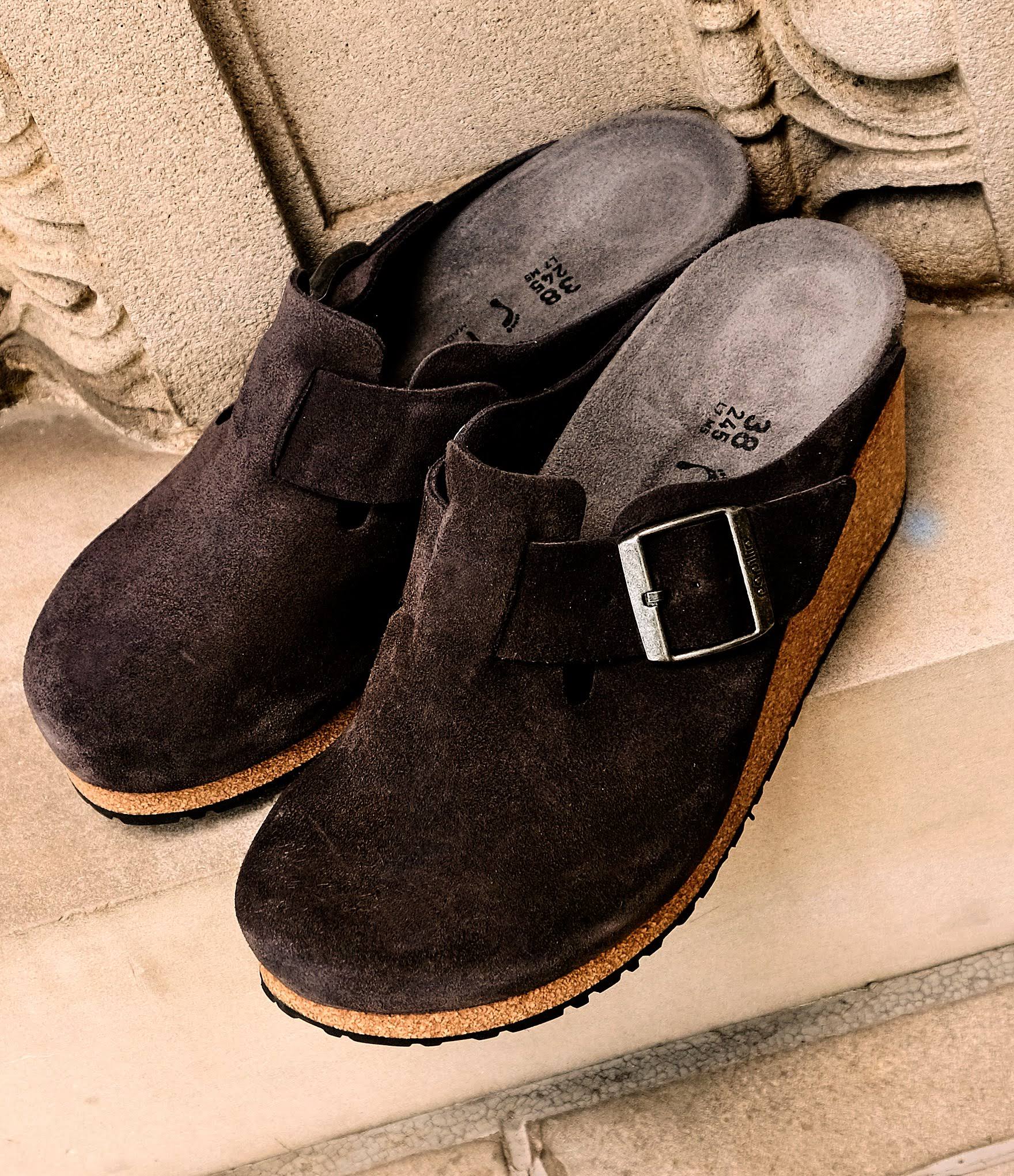 Birkenstock Women's Fanny Taupe Suede Wedge