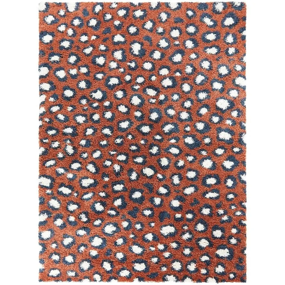 Balta Alma Leopard Print Pink 5 ft. x 7 ft. Area Rug