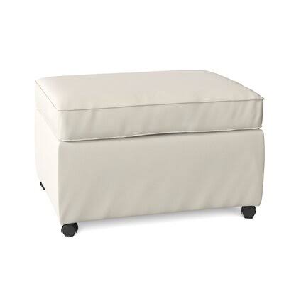 Birch Lane Gillis 28x22 Rectangle Standard Ottoman Body Fabric: Tibby Linen