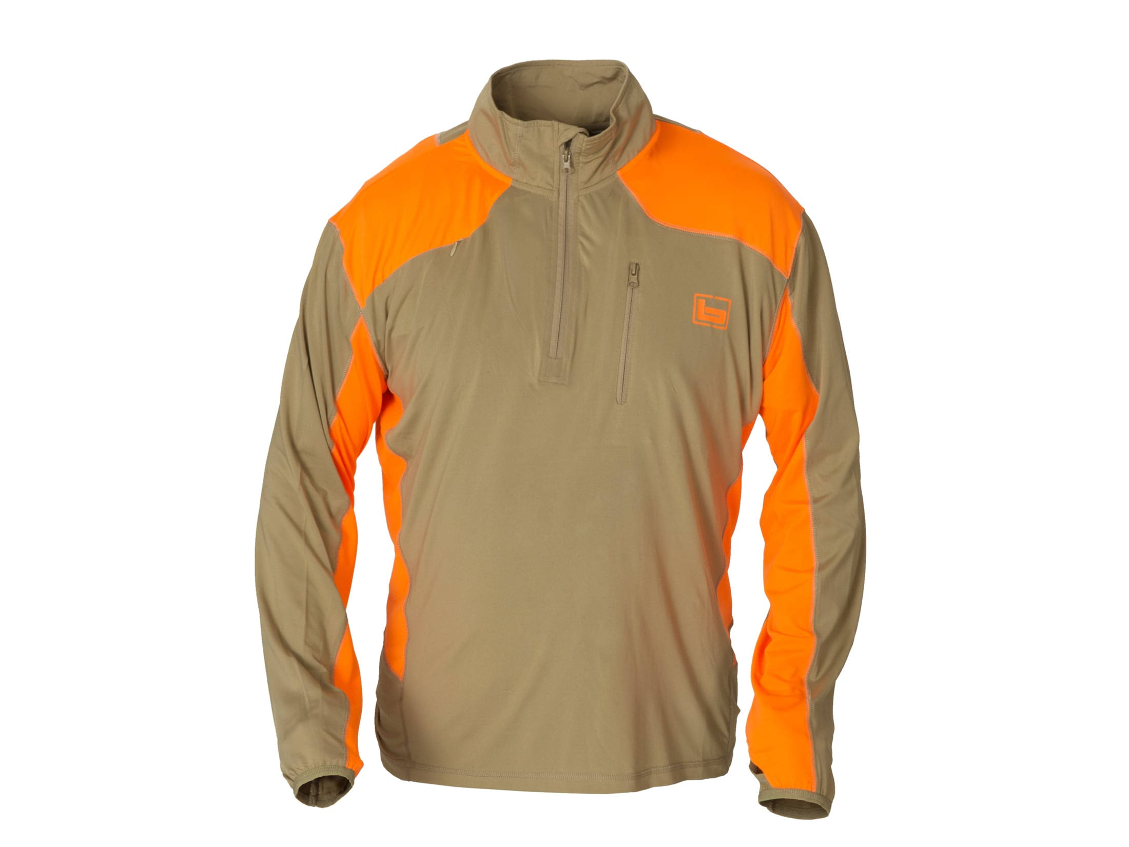 Banded Men's Tec Stalker 1/4 Zip Pullover in Blaze Size Medium