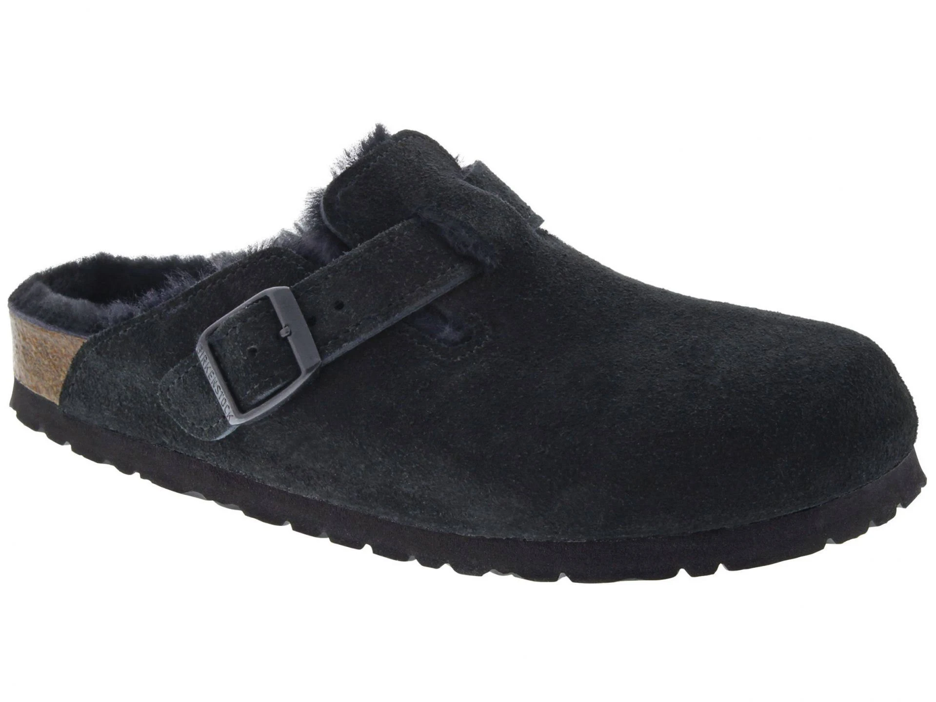 Birkenstock Women's Boston Shearling Clogs, Black
