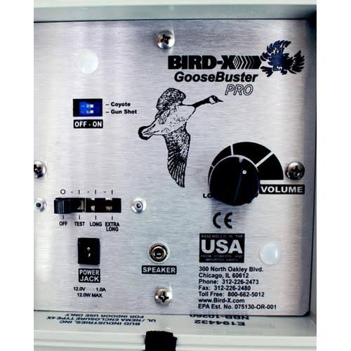 Bird-X GB-1 Electronic Goose Repeller,Cov. 1.5 Acres