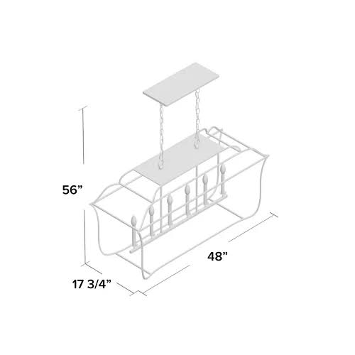 Chloe 6-Light Geometric Chandelier Finish: Century Silver Leaf