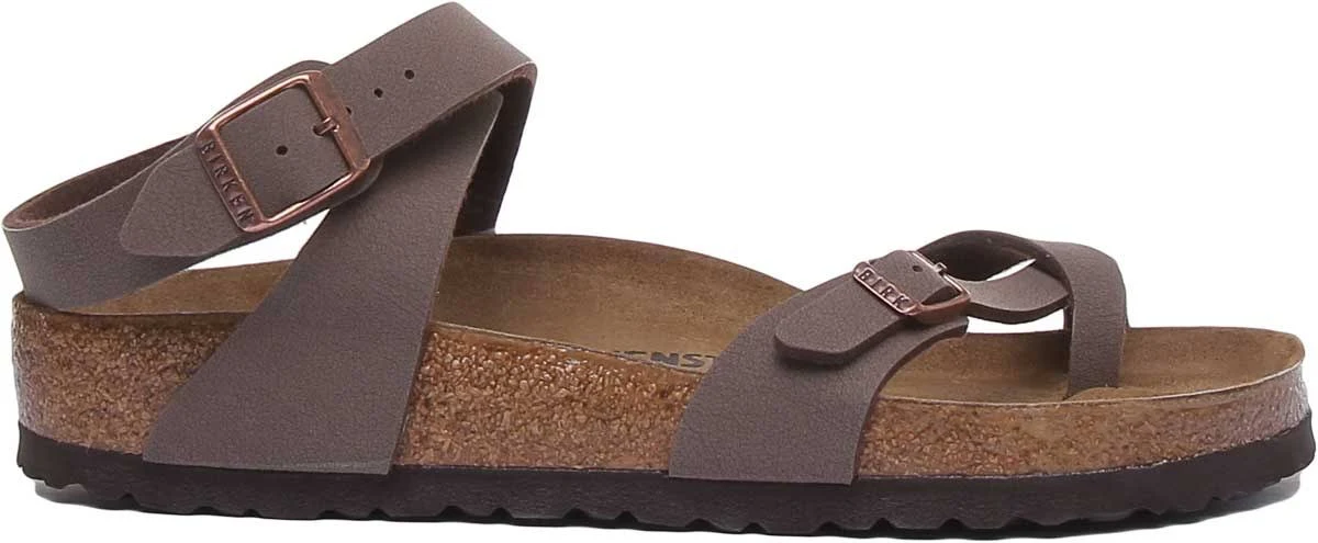 Birkenstock Yara Birko-Flor Nubuck Mocca Women Sandals
