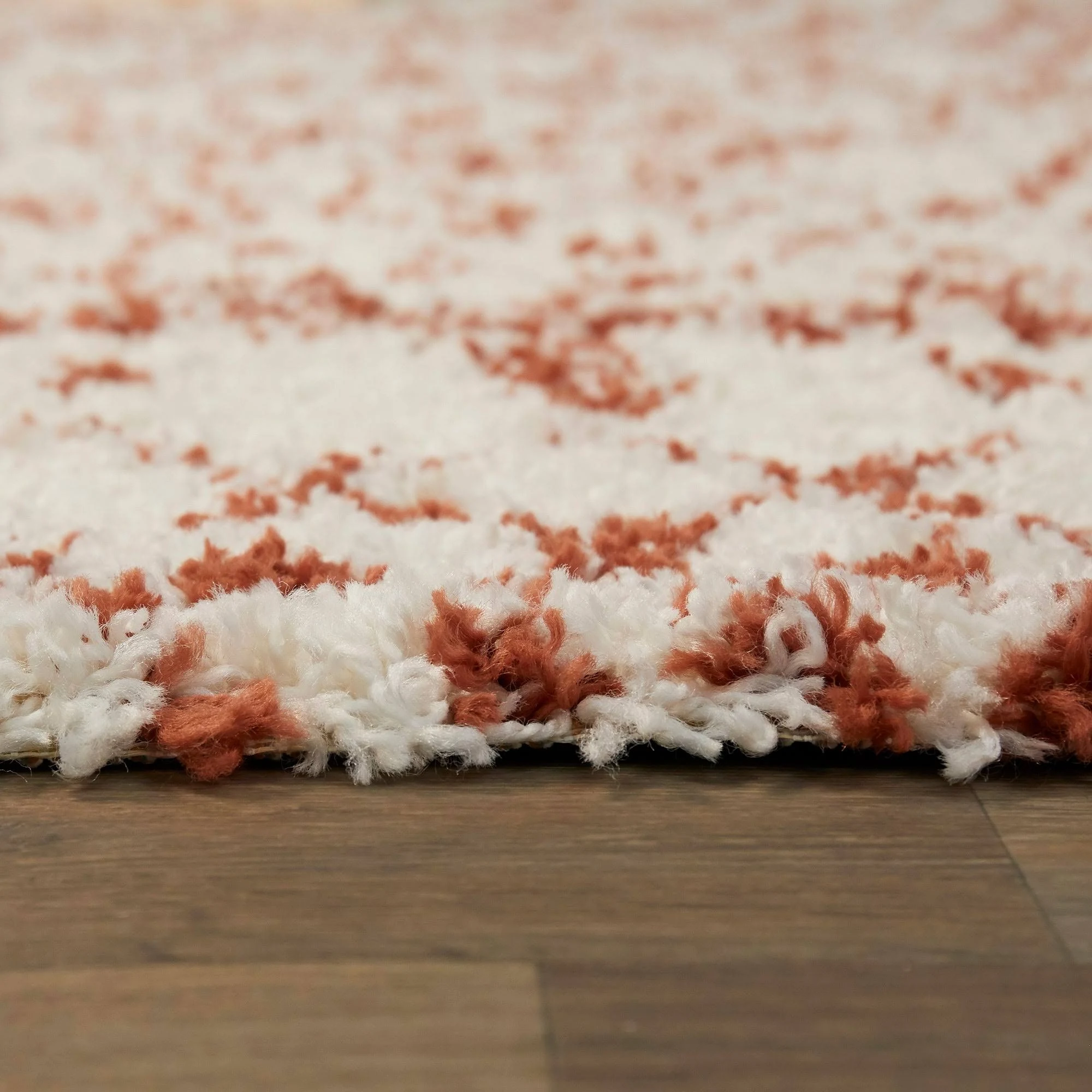 Balta Dominic Grey/Cream 5 ft. x 7 ft. Moroccan Shag Area Rug