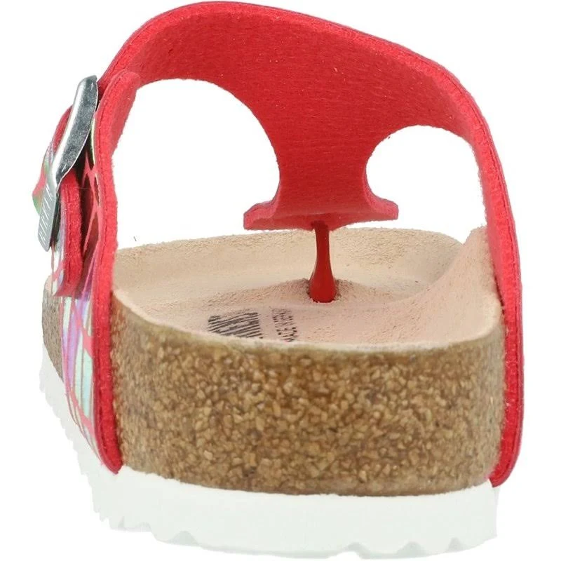 Birkenstock Adult Gizeh Pink Microfiber Slides Sandals