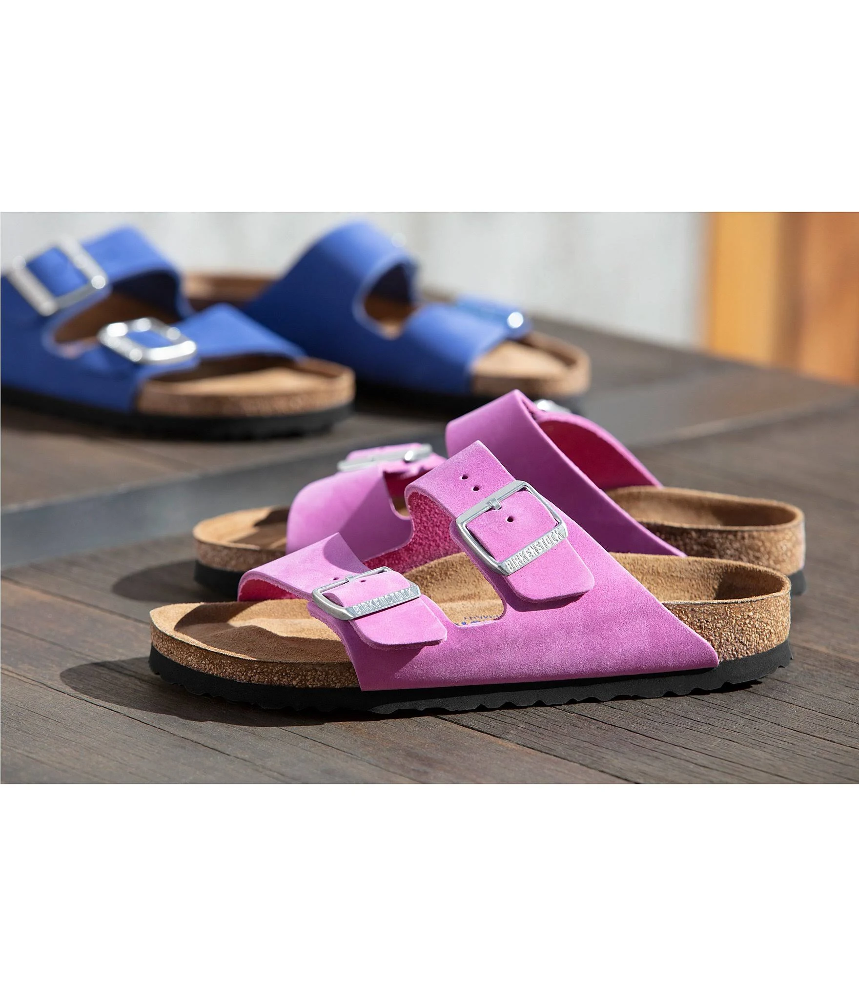 Birkenstock Women's Arizona Soft Footbed Purple Orchid Nubuck