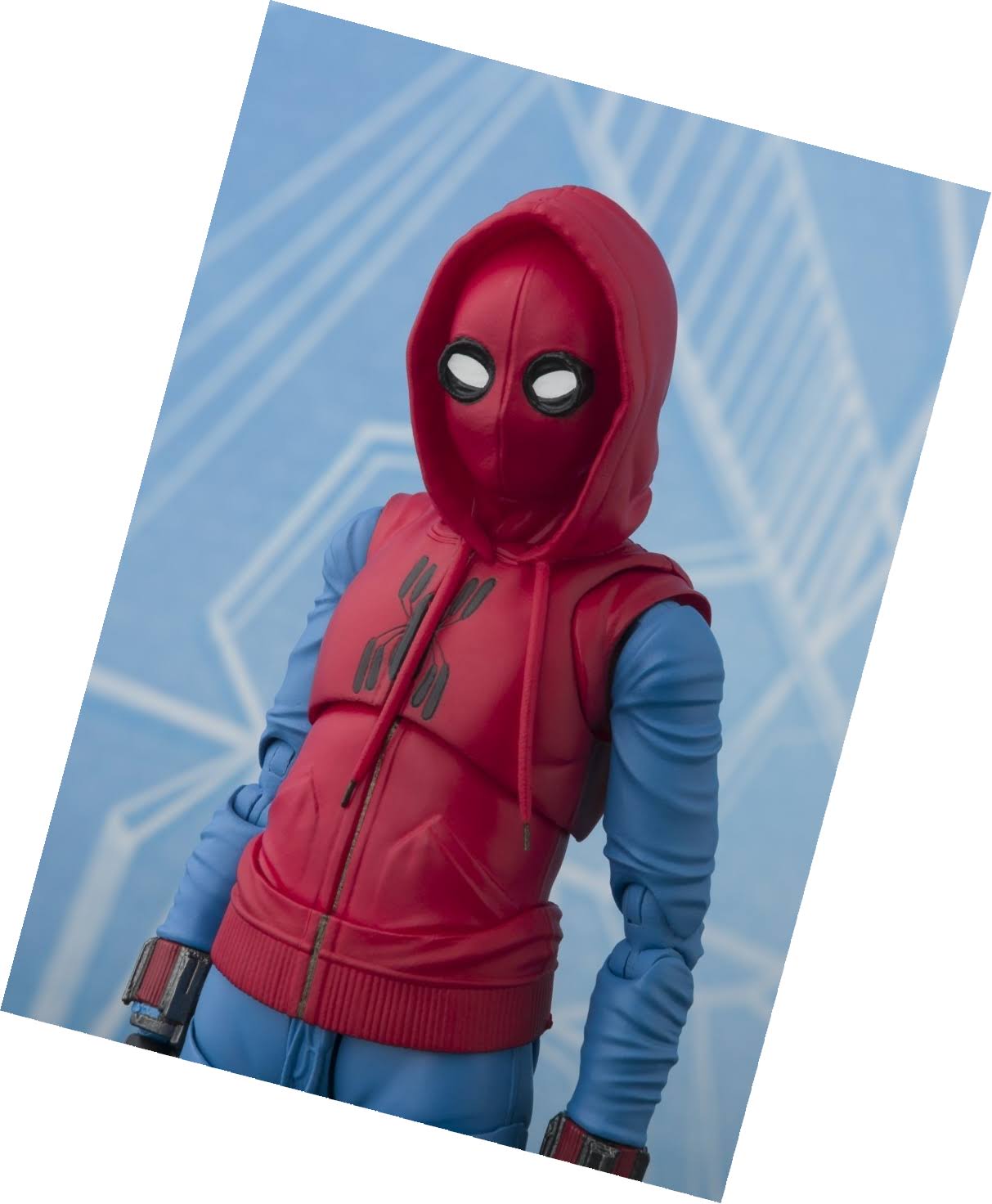 Spider-Man Homecoming: Spider-Man Home Made Suit Ver & Tamashii Option ACT Wall S.H.Figuarts