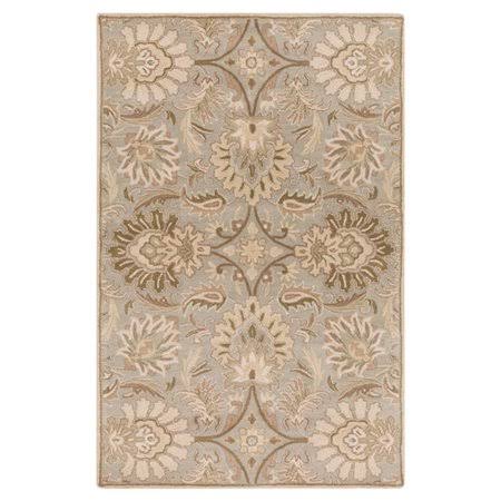 Charlton Home Camden Floral Blue Area Rug; Rectangle 5& x 8&