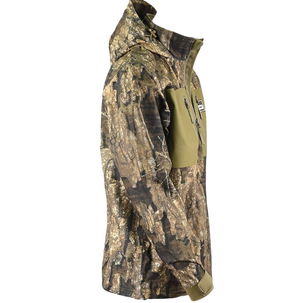 Banded Waterproof Quarter Zip Hooded Pullover