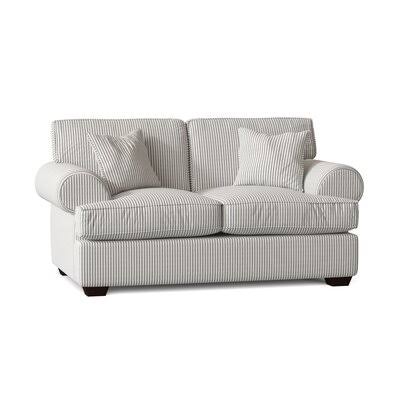 Workington 67x22 Rolled Arm Loveseat Body Fabric: Cruise Adrift