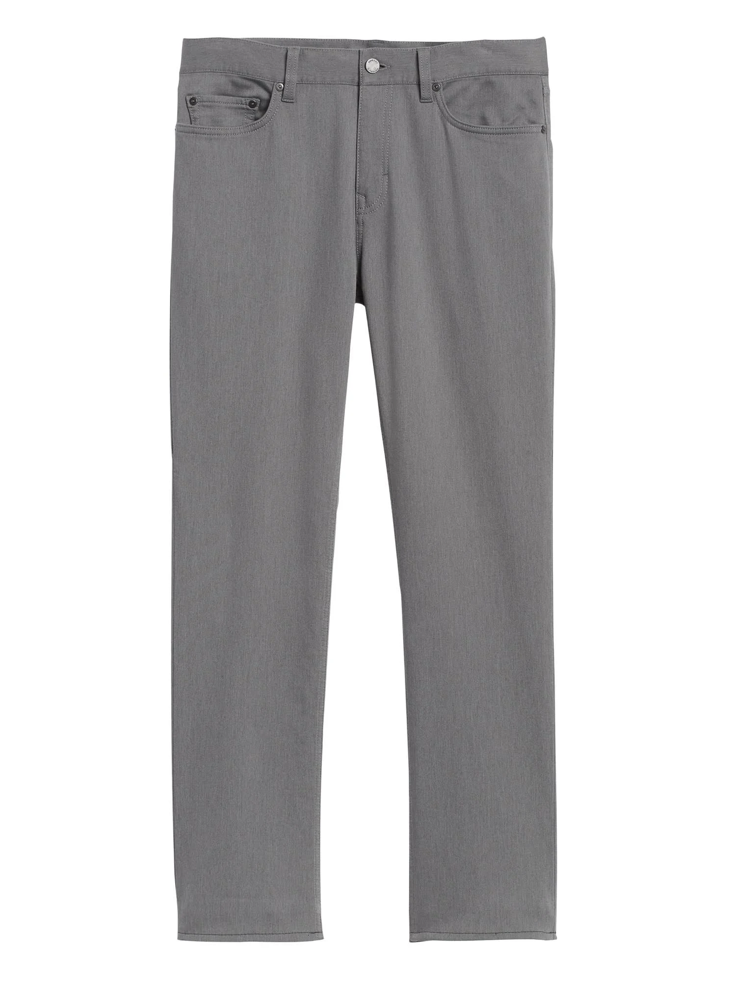 Banana Republic Men's Slim Heathered Traveler Pant Smoke Gray Size 35W 32L