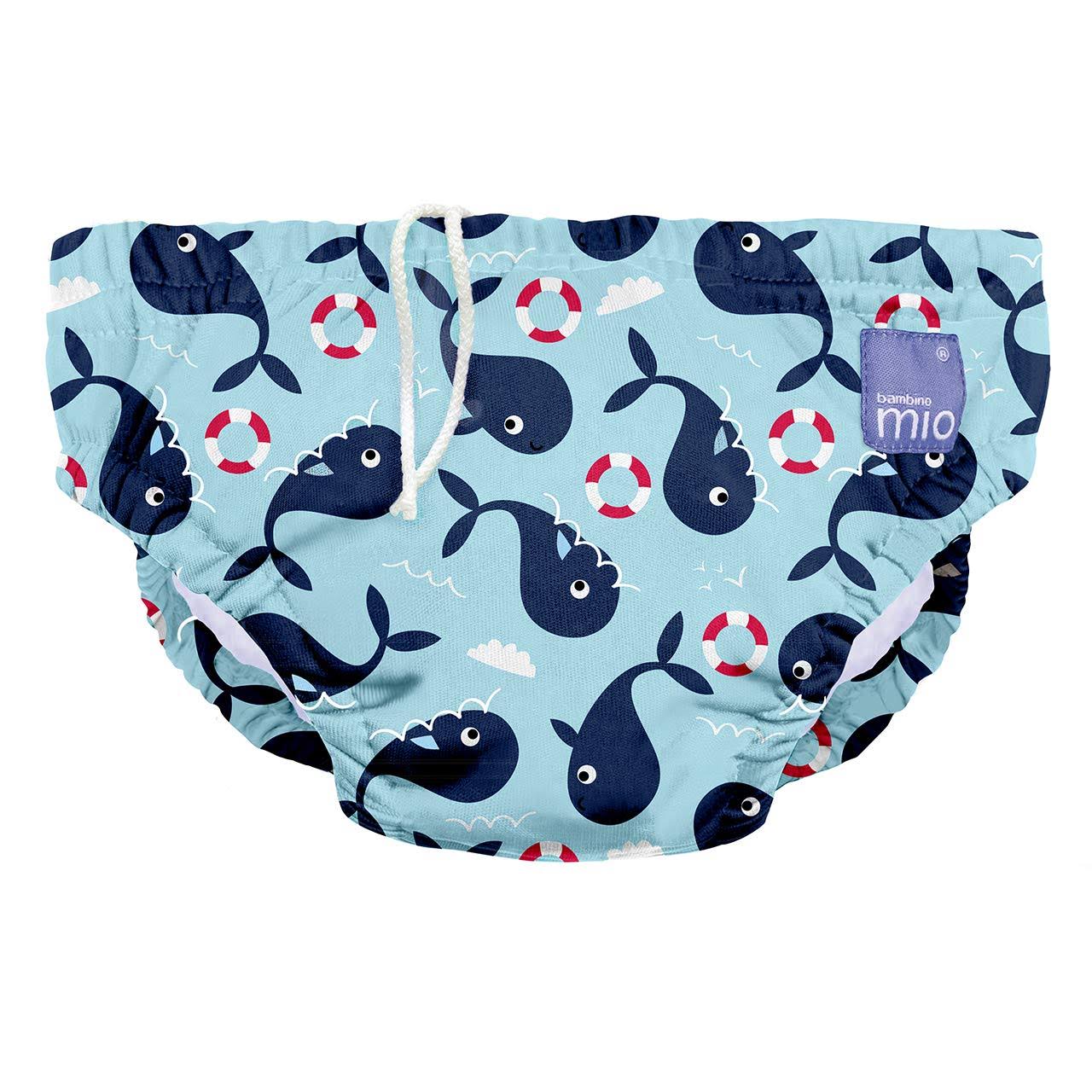 Bambino Mio, Reusable Swim Nappy, Whale Wharf, 2 Years+
