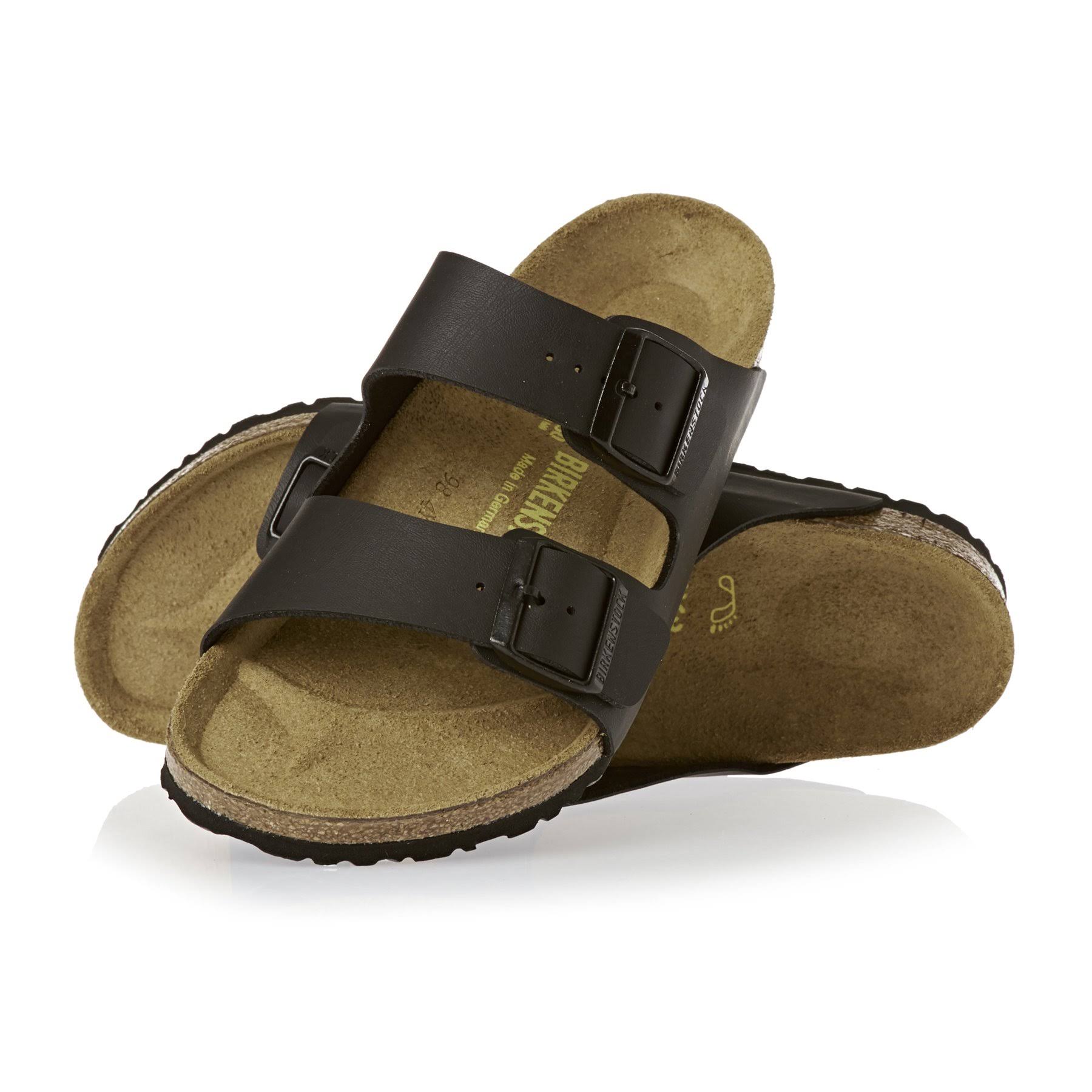 Birkenstock Arizona Birko Flor Sandals - Black