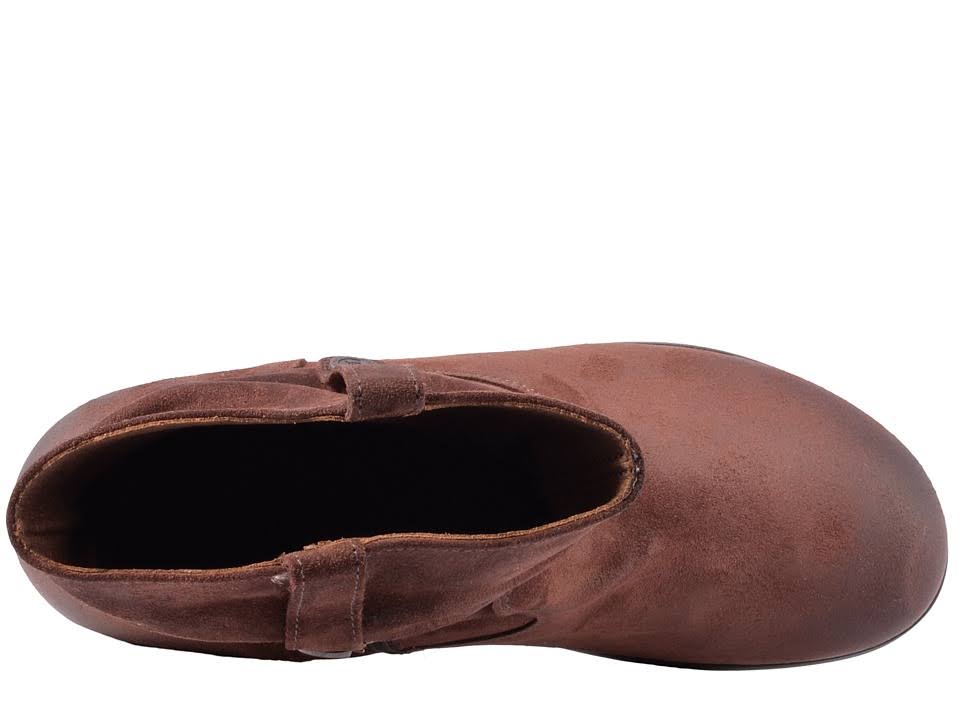 Birkenstock Women's Sarnia Boot - 38 - Espresso / Waxed Suede