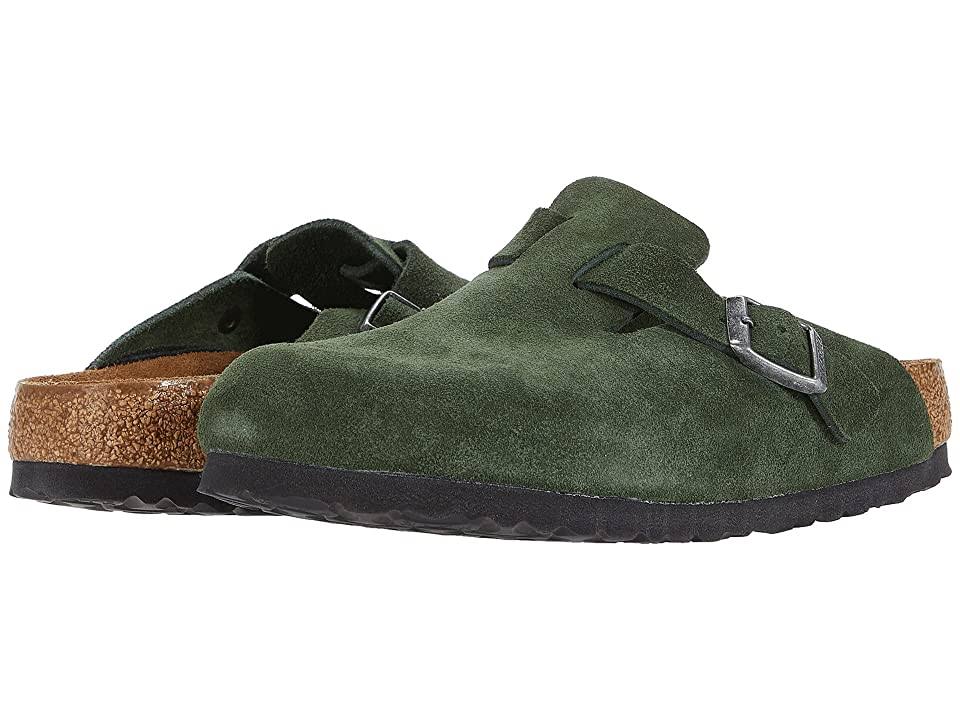 Birkenstock Boston Soft Footbed - Suede Mountain View / 36 / Narrow