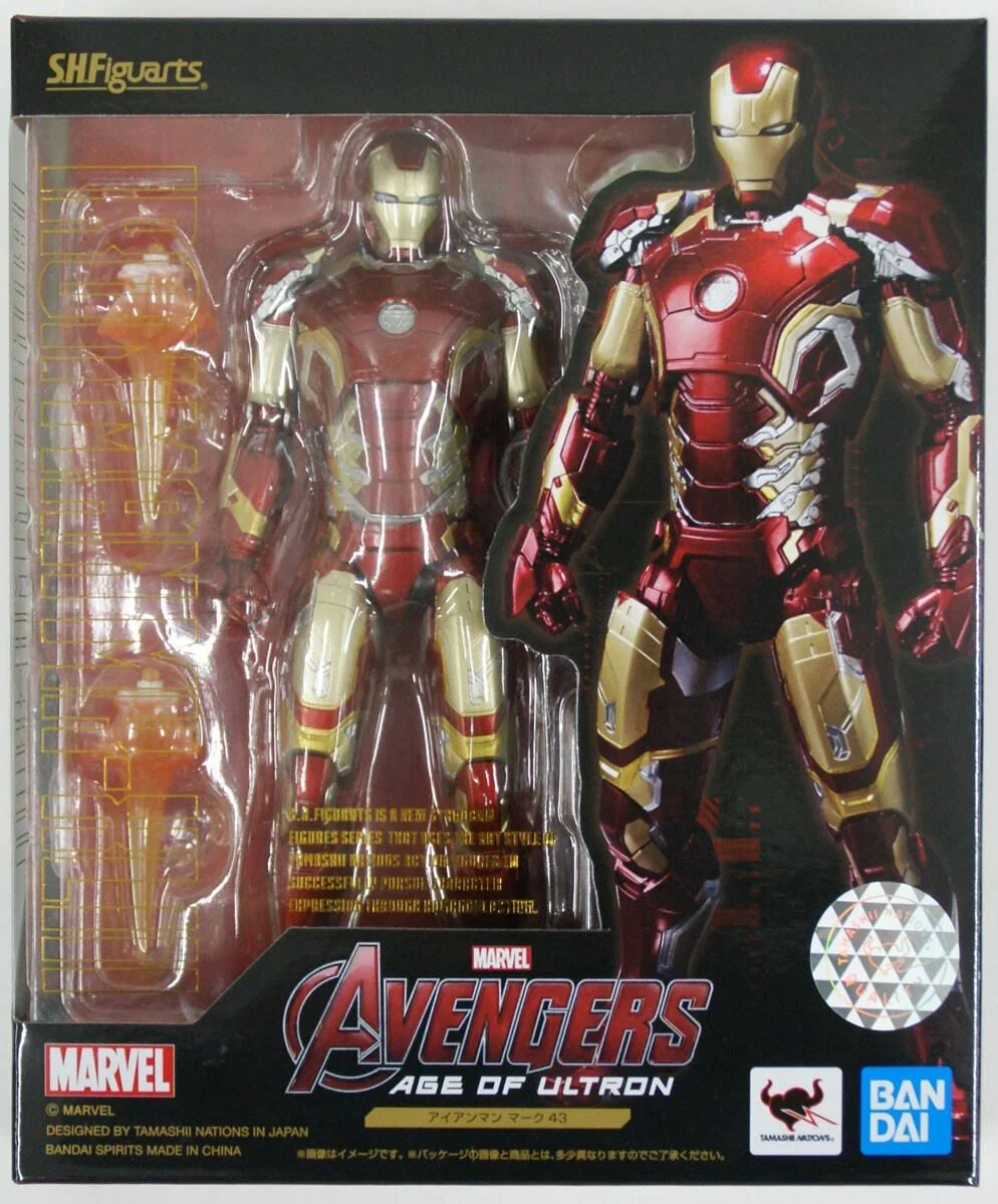 Bandai S.H. Figuarts Iron Man Mark 43 Figure - Plaza Japan