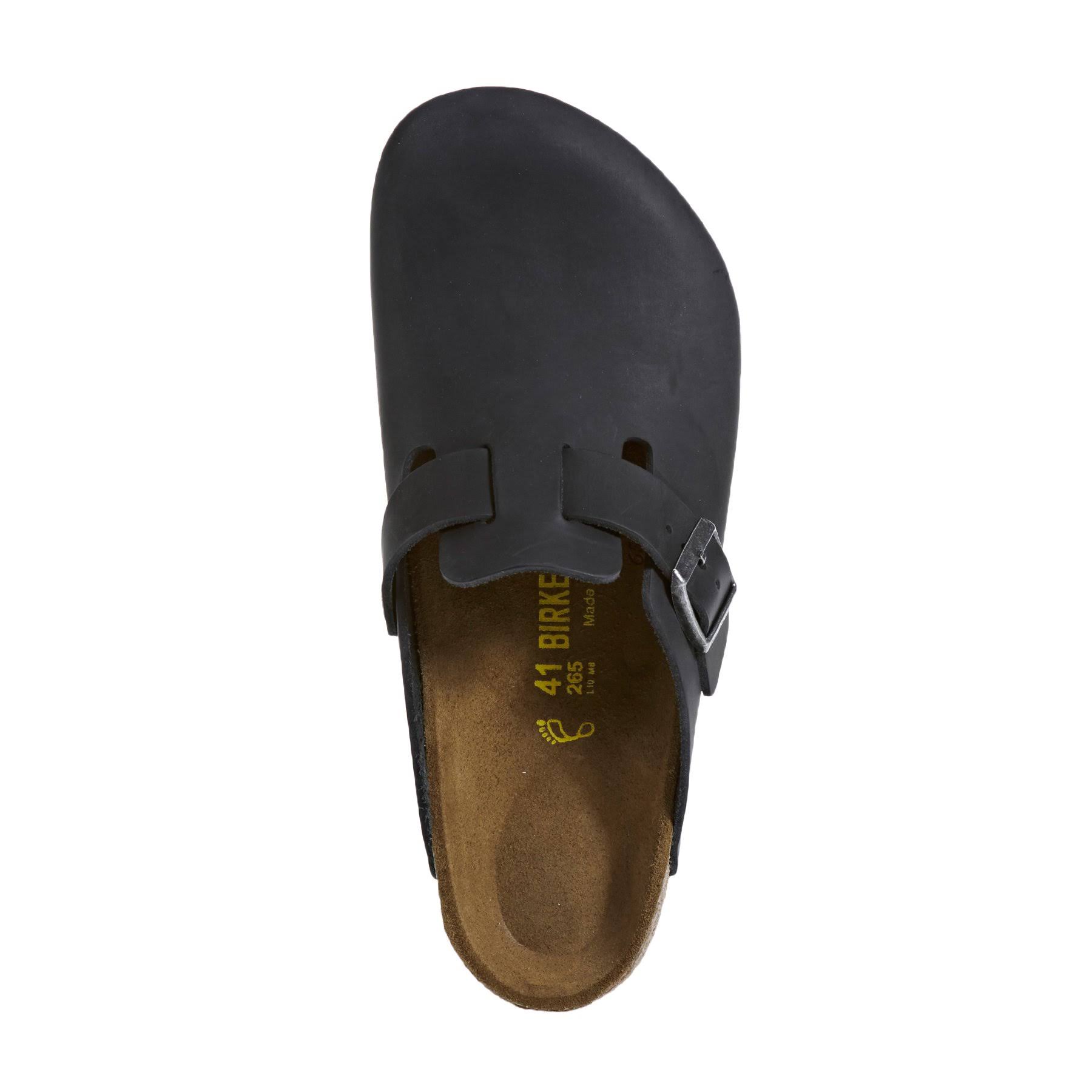 Birkenstock Boston Black Oiled Leather