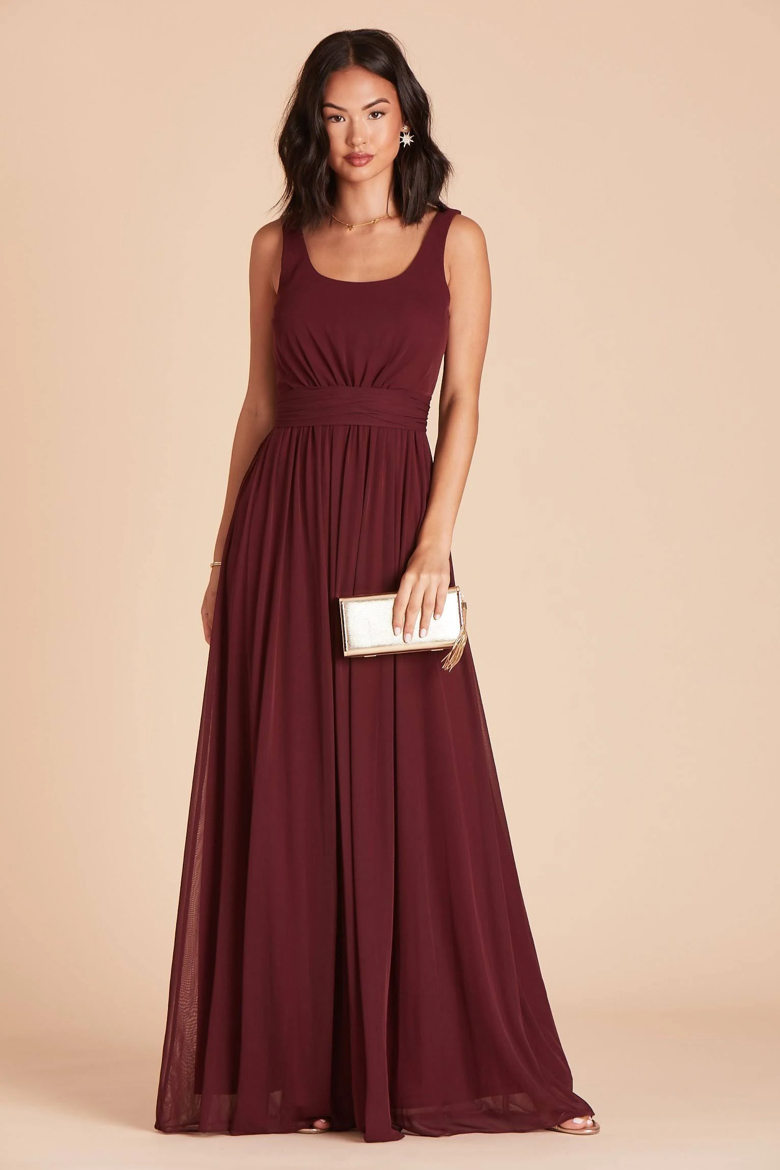 Birdy Grey Jan Bridesmaid Dress in Cabernet XXL / Cabernet