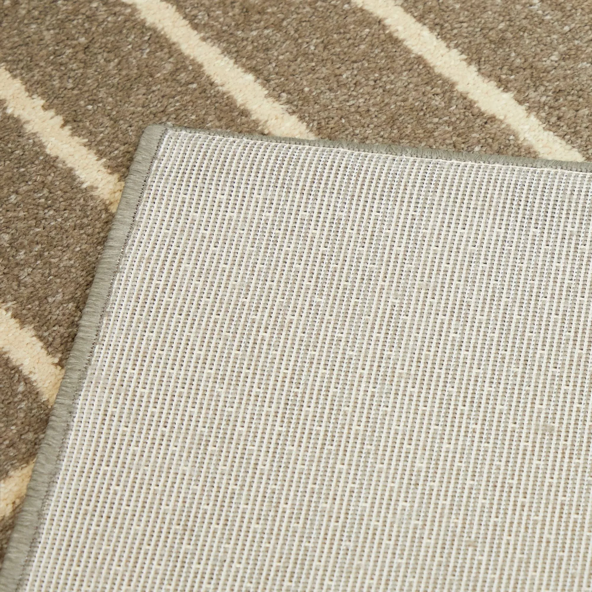 Balta Sutton Navy 5 ft. x 7 ft. Art Deco Striped Area Rug, Blue