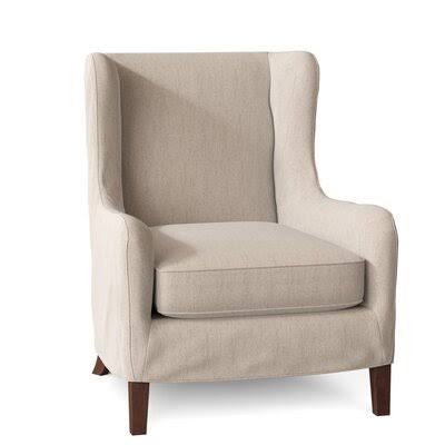 Adamstown 33x22 Wide Wingback Chair Body Fabric: Curious Pearl