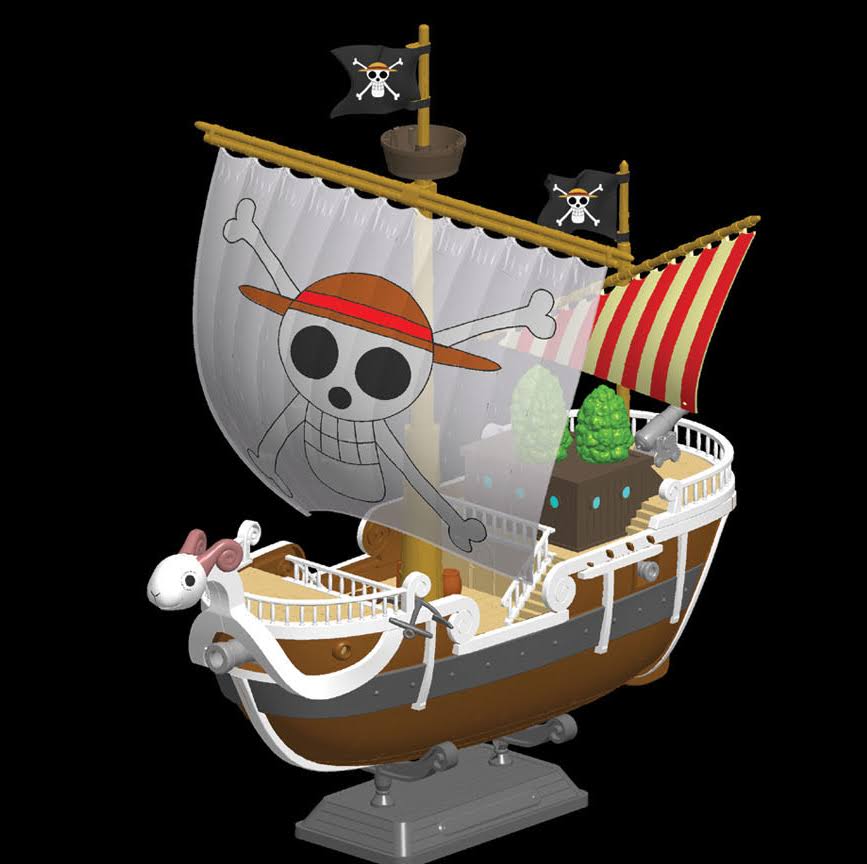 One Piece Going Merry Model Ship