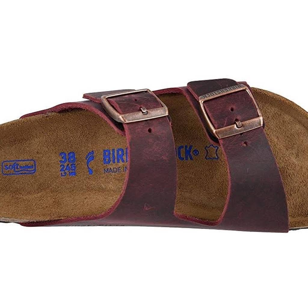 Birkenstock Arizona Soft Footbed (37 Narrow Zinfandel Oiled Ltr)
