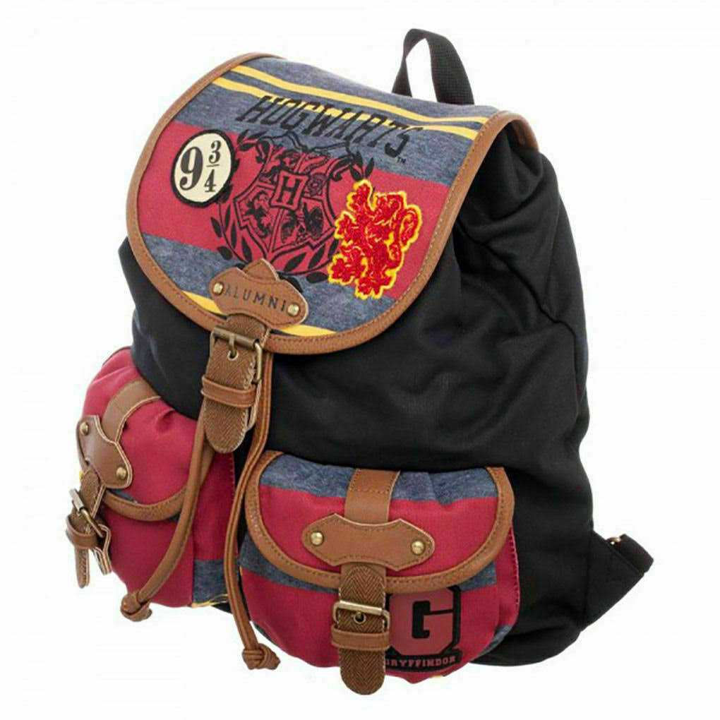 Harry Potter Patch Backpack - Black