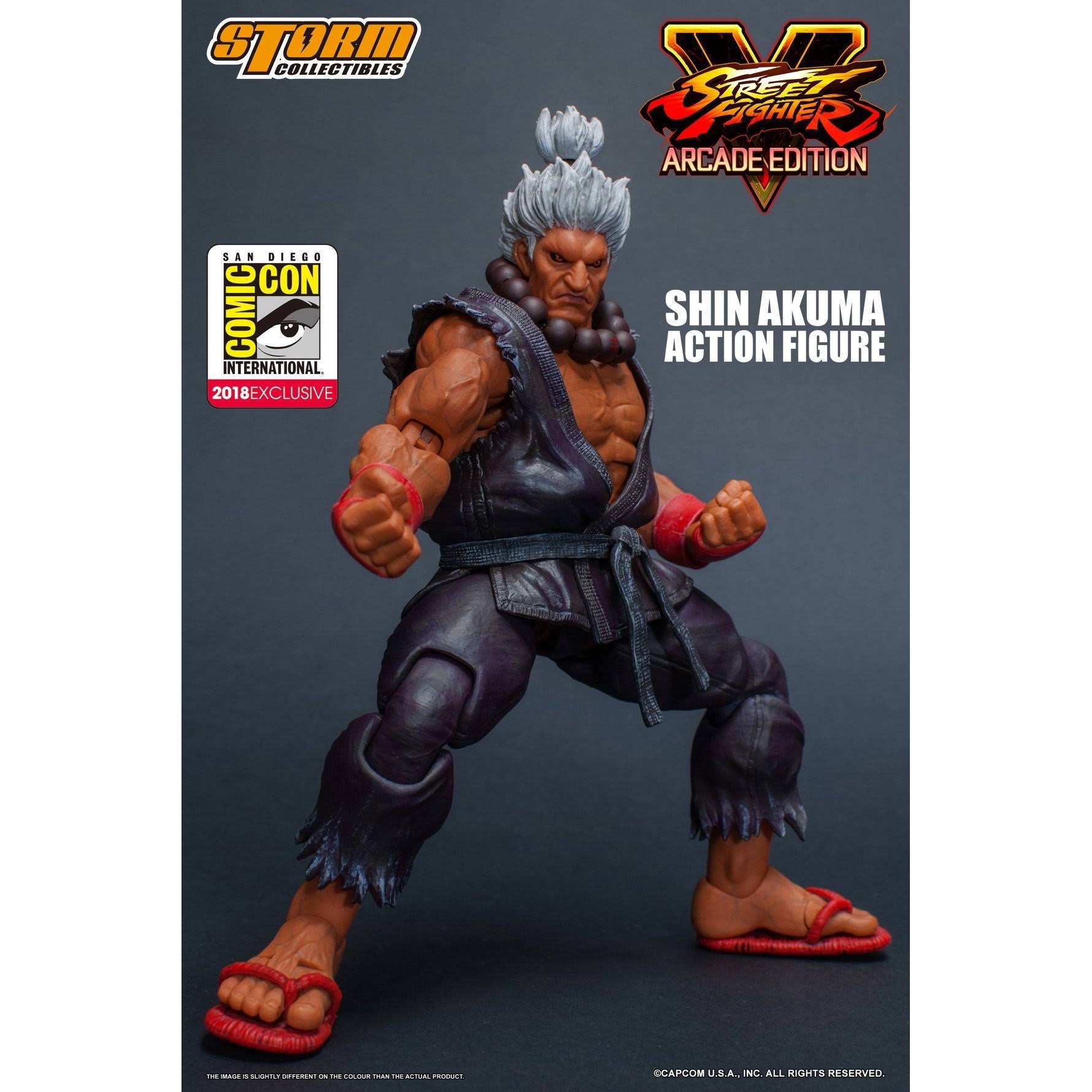 Street Fighter V Shin Akuma 1/12 Scale SDCC 2018 Exclusive Action Figure