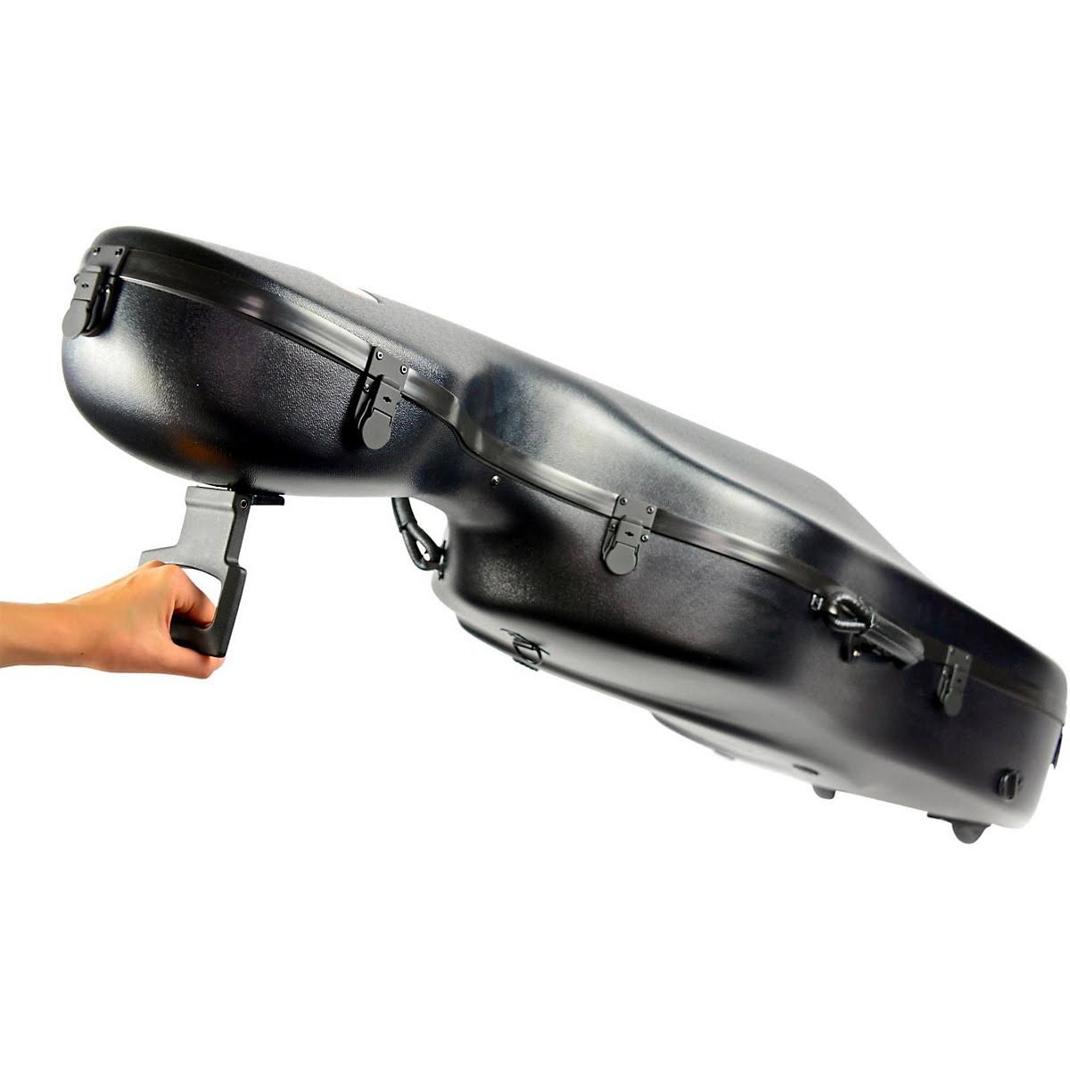 BAM 1001SW Classic Cello Case with Wheels Black