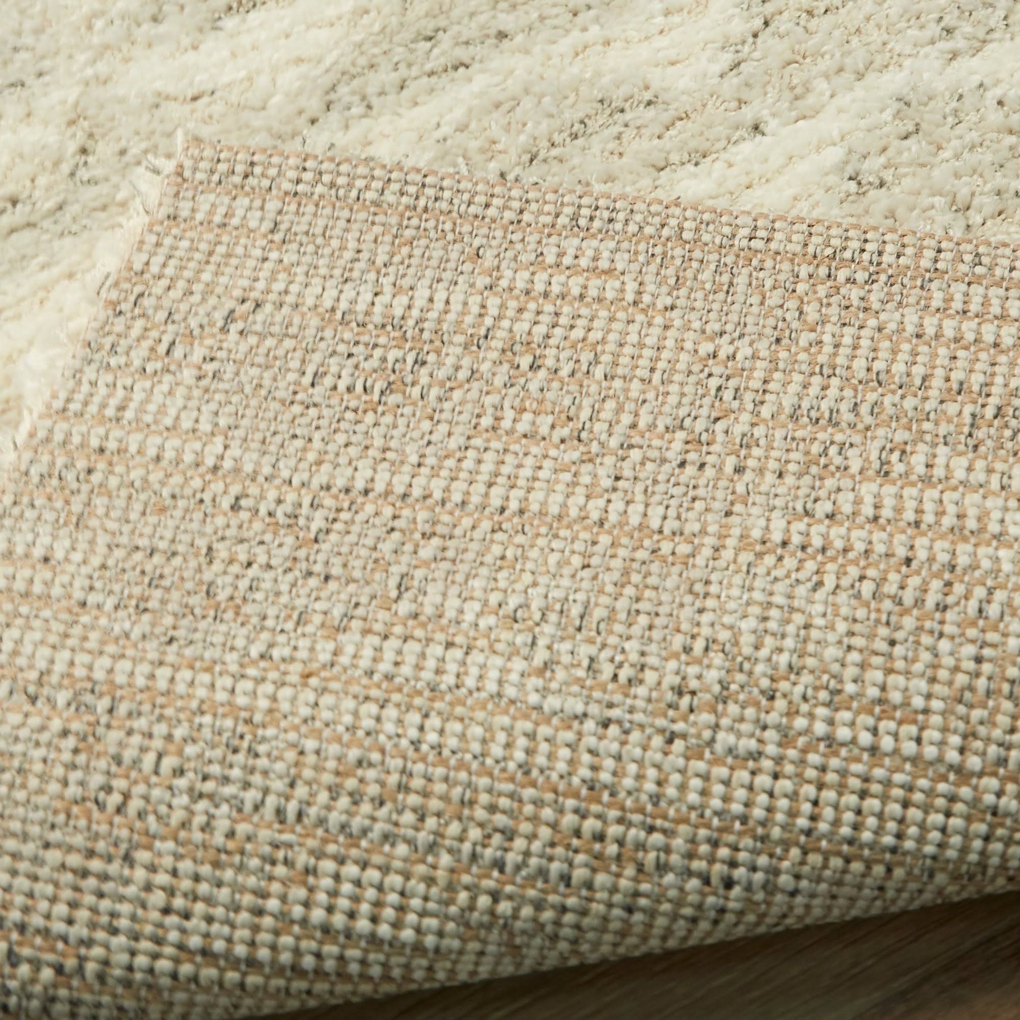 BALTA Sawyer Light Grey 5 ft. x 7 ft. Geometric Shag Area Rug