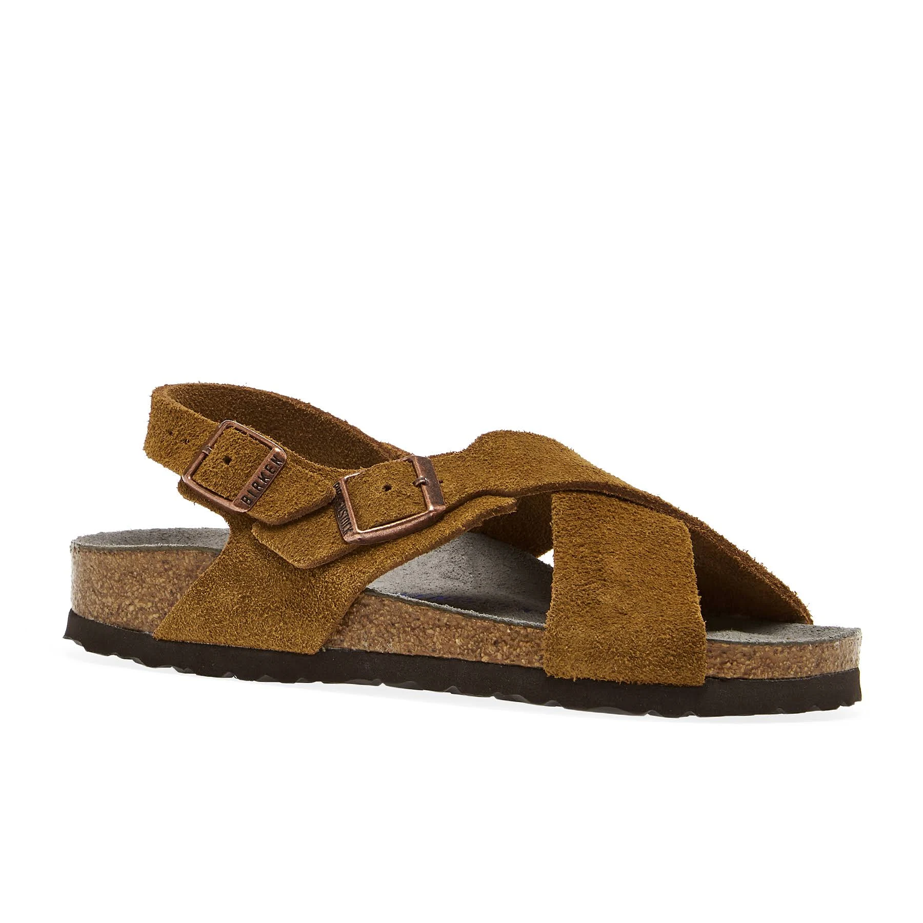 Birkenstock W Tulum SFB Suede - Mink - US 11 - Women