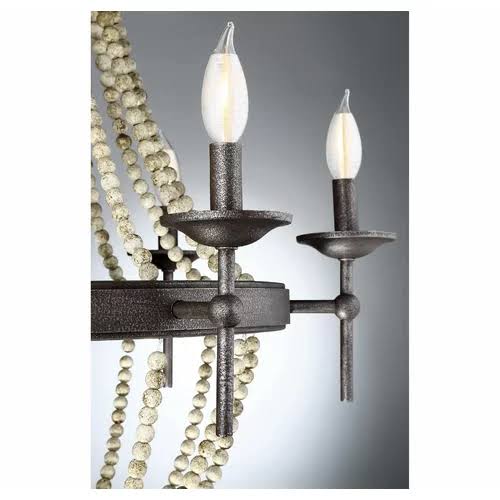 Pennington 6 - Light Candle Style Empire Chandelier