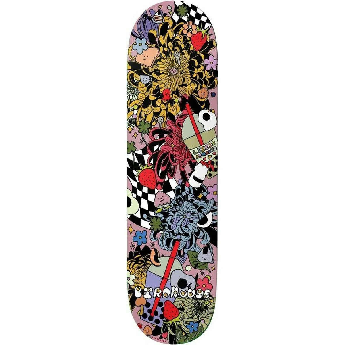Birdhouse Skateboard Deck Lizzie Armanto Strawberry 8.0x22