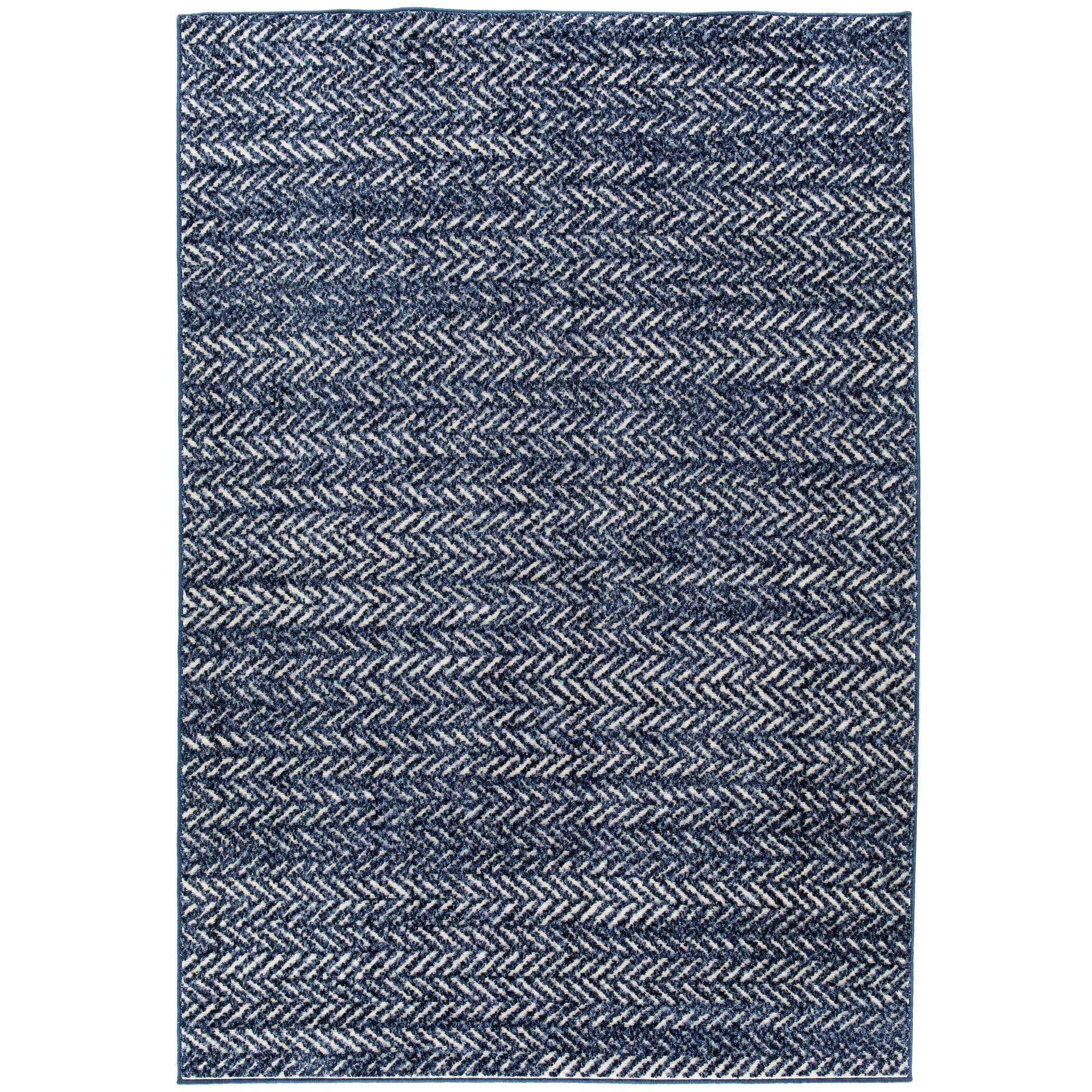 BALTA Tessin Blue 5 ft. x 7 ft. Contemporary Area Rug