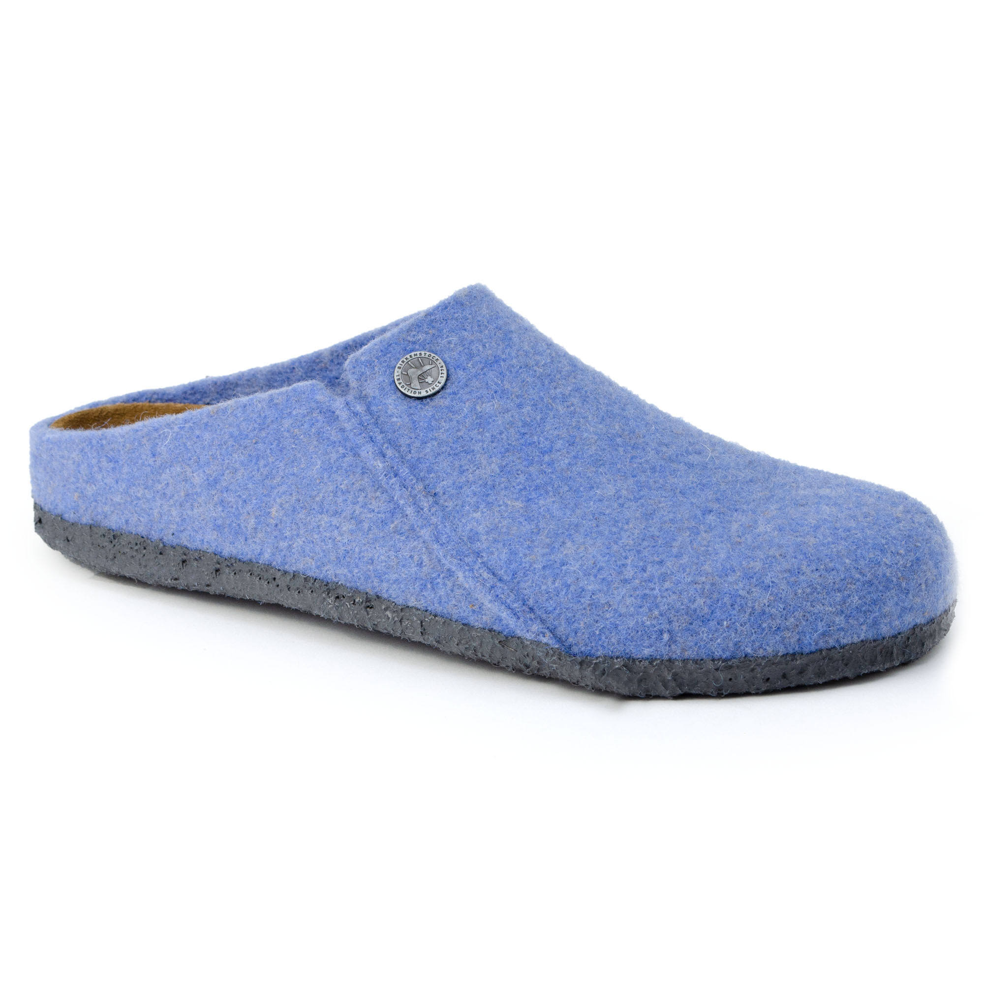 Birkenstock Zermatt Wool Felt Light Blue Clogs