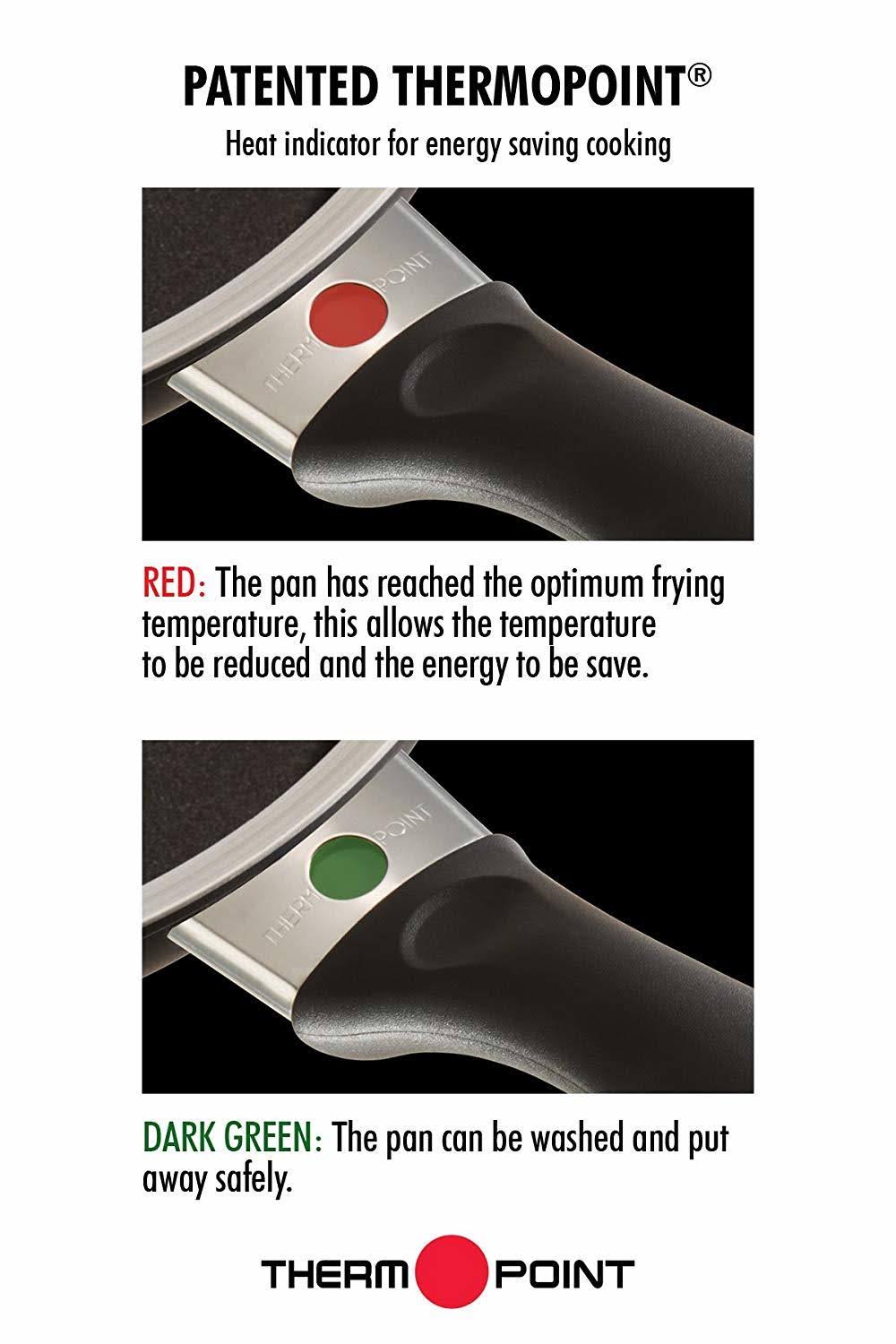 Ballarini Parma 2-Piece Aluminum Nonstick Fry Pan Set, Gray