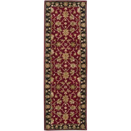 Charlton Home Markeley Hand-Tufted Burgundy Area Rug - Rug Size: Runner 2&6x22 x 8&