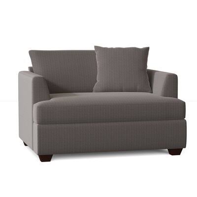 Karley 39x22 Armchair Birch Lane Body Fabric: Zula Charcoal