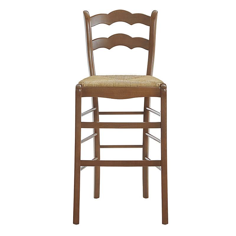 Casa Florentina Genoa Barstool with Rush Seat - Ballard Designs