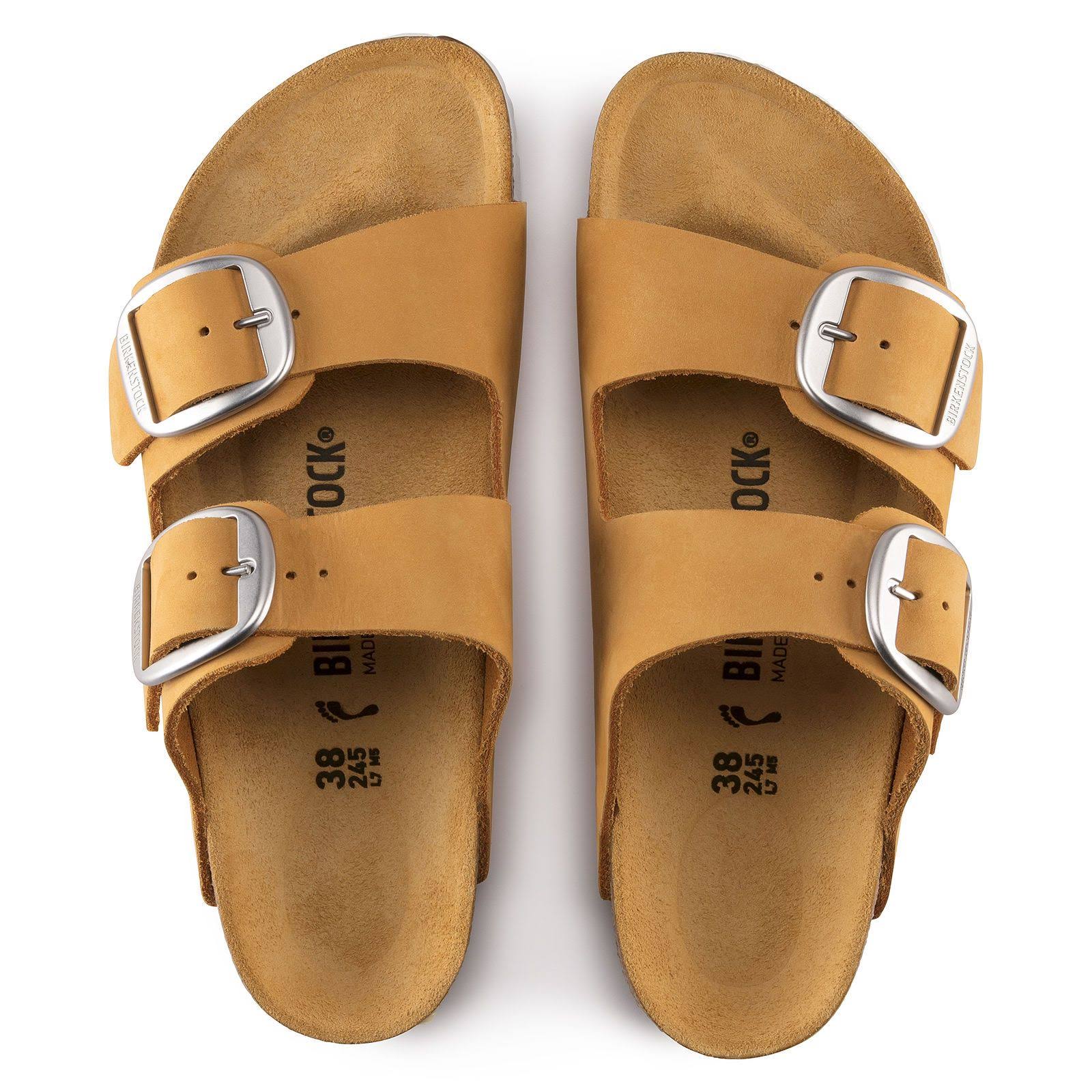 Birkenstock Women's Arizona Big Buckle Oiled Leather Cognac