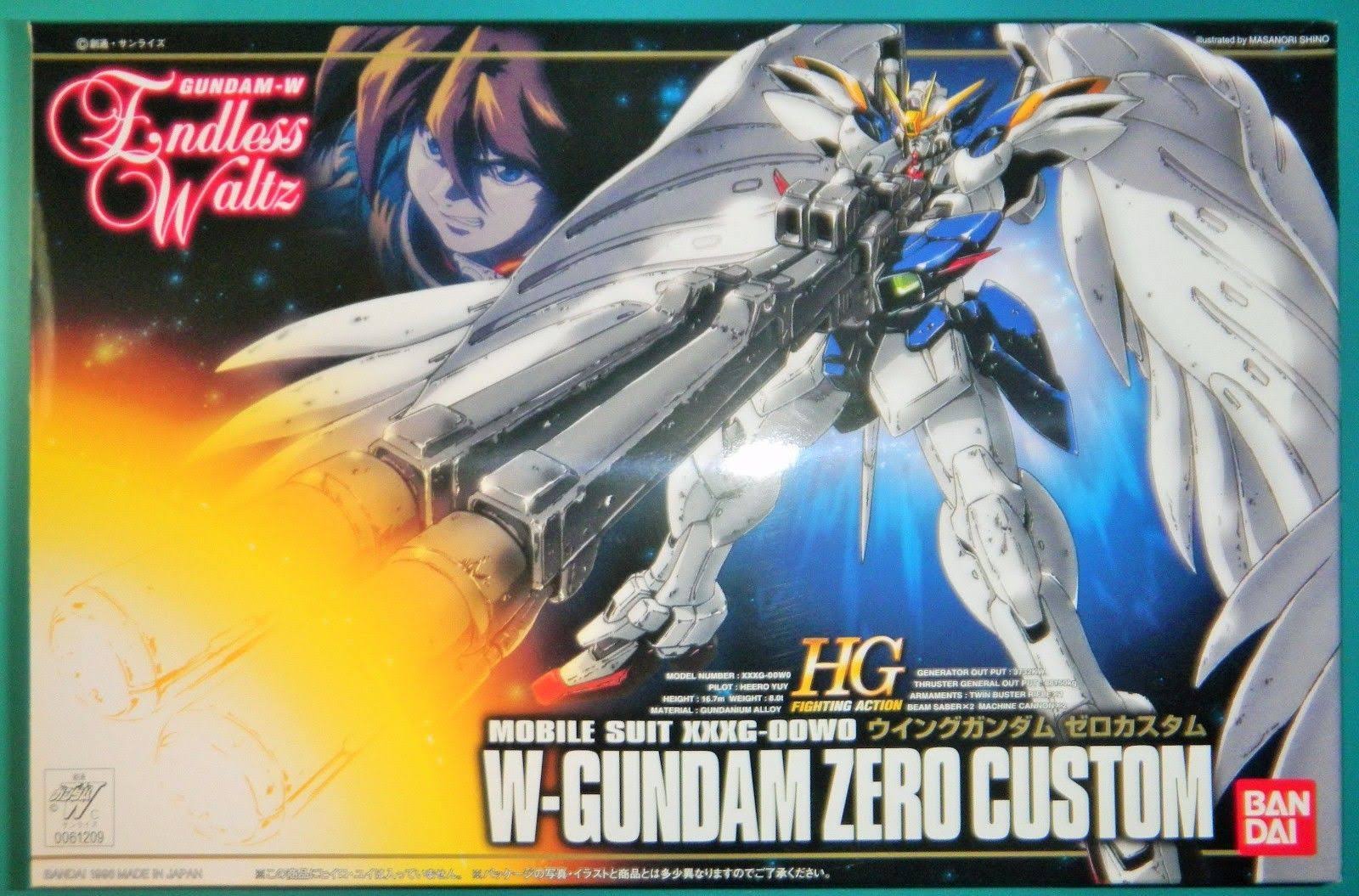 Bandai Hobby Ew-01 Wing Gundam Zero Custom 1/144 HG Model Kit