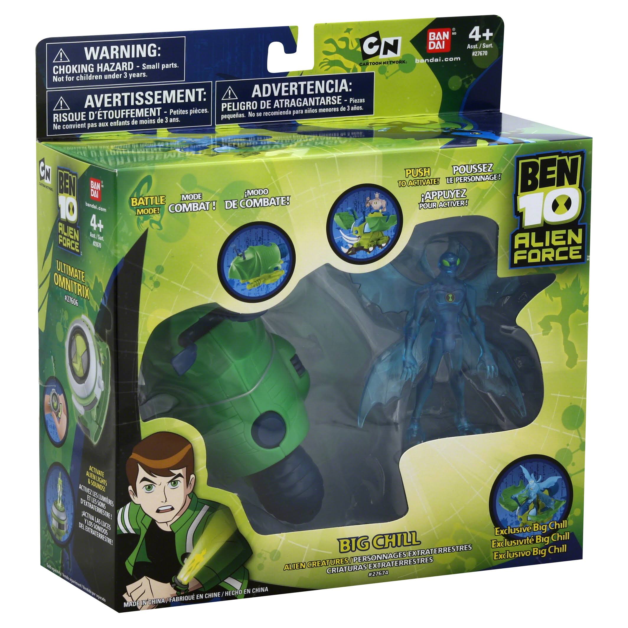 Bandai Ben 10 Alien Force Alien Creatures, Big Chill