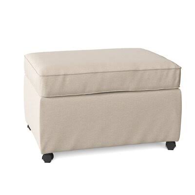 Birch Lane Gillis 28x22 Rectangle Standard Ottoman Body Fabric: Empire Steel