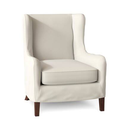 Adamstown 33x22 Wide Wingback Chair Body Fabric: Spinnsol Natural