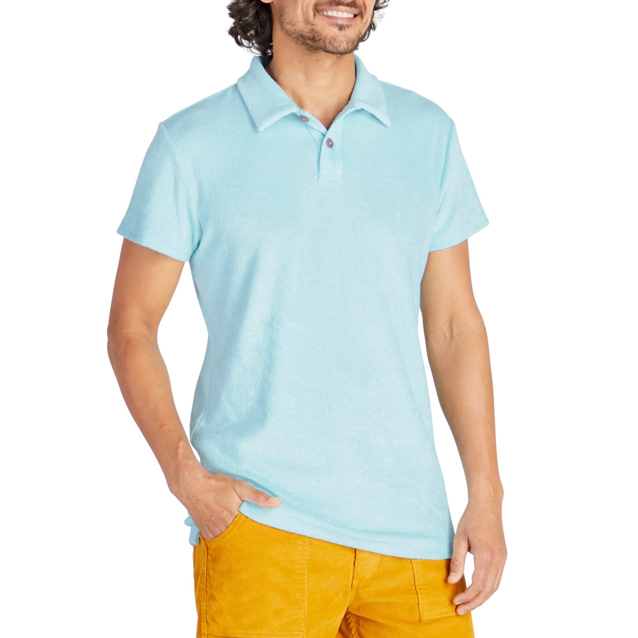 Men's Terry Polo - Light Blue | Birdwell Beach Britches S / Light Blue 007