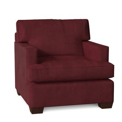 Anastagio 36x22 Wide Armchair Birch Lane Body Fabric: Tina Scarlet